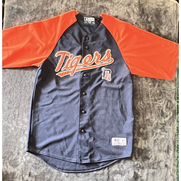 True Fan Other - MLB Authentic True Fan Series Detroit Tigers Jersey Size Medium Navy/ Orange